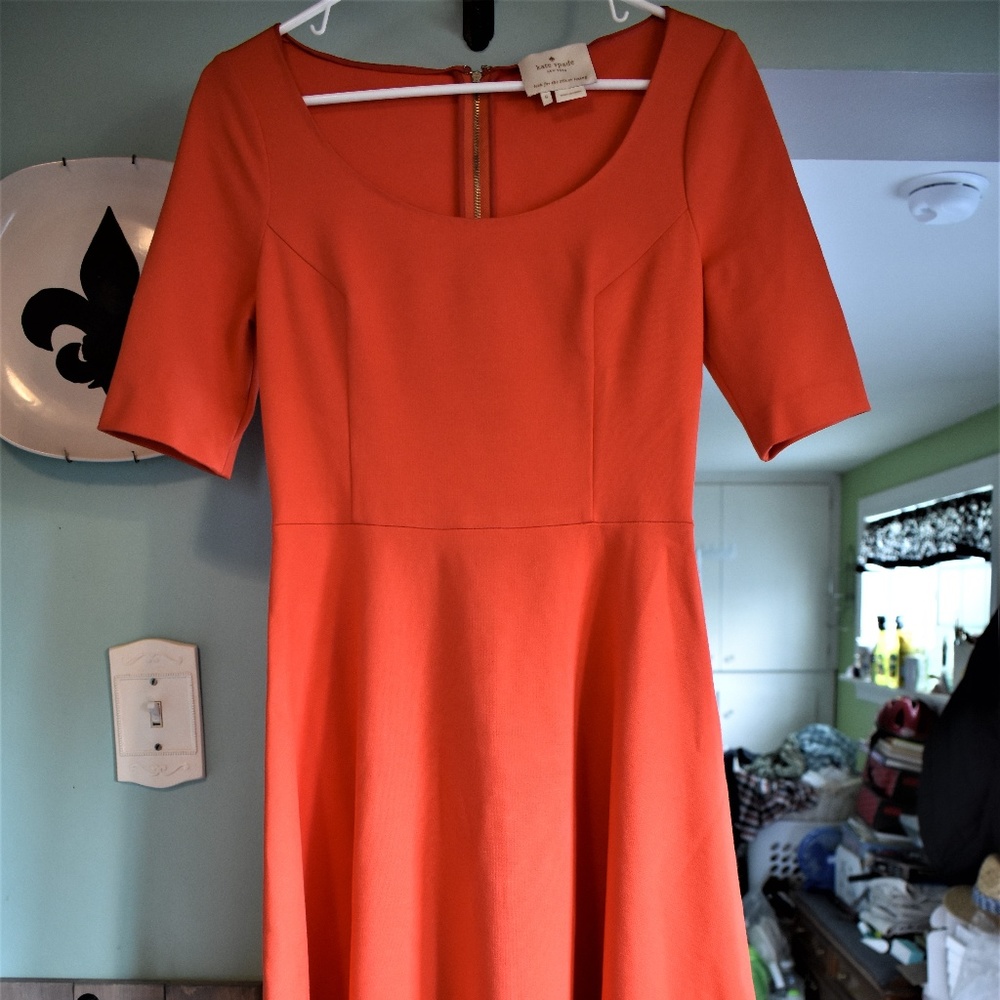 Kate Spade Orange dress size 6